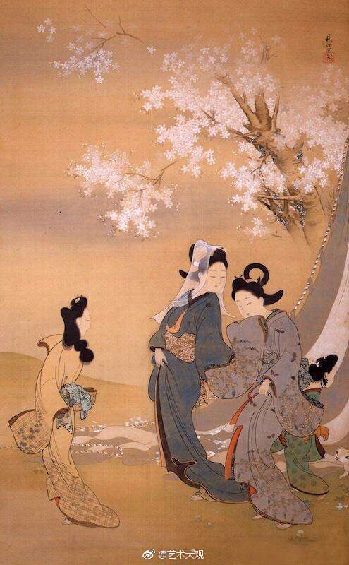 日本明治时期画家菱田春草绘画作品专辑