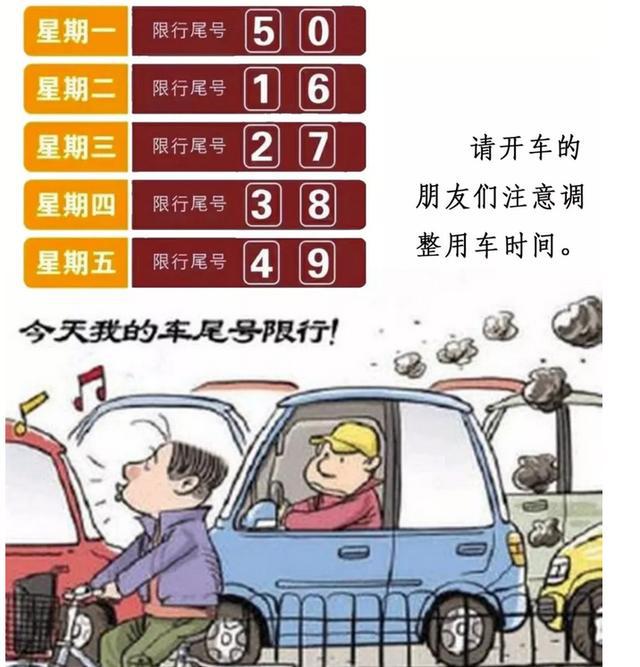 2018年天津机动车新一轮限号