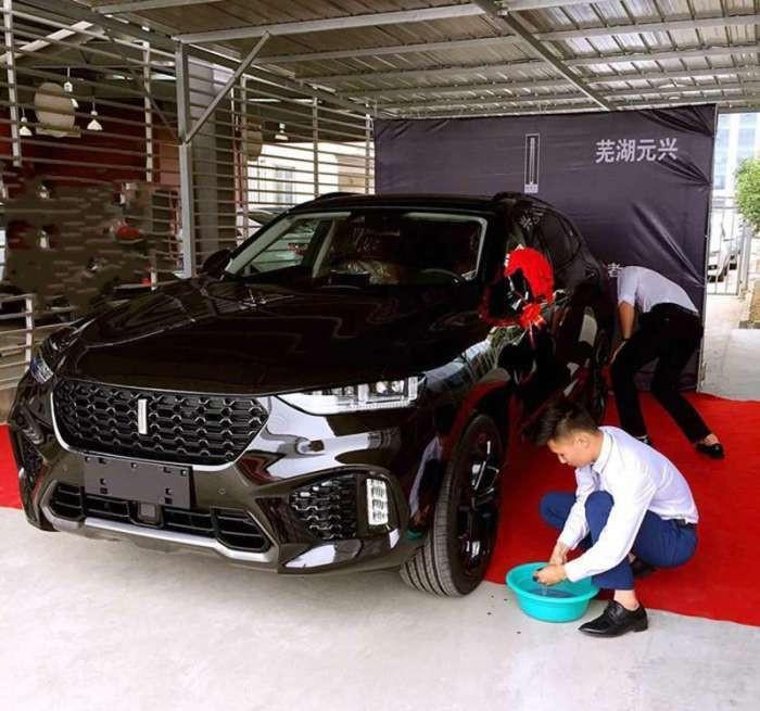 长城WEY新车全国陆续到货, 交车仪式一个比一个隆重