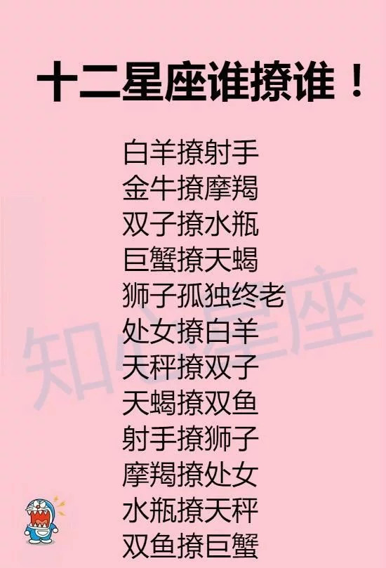 一转身忙个其他事情就把之前的事忘得差不多了) 十二星座谁撩谁!