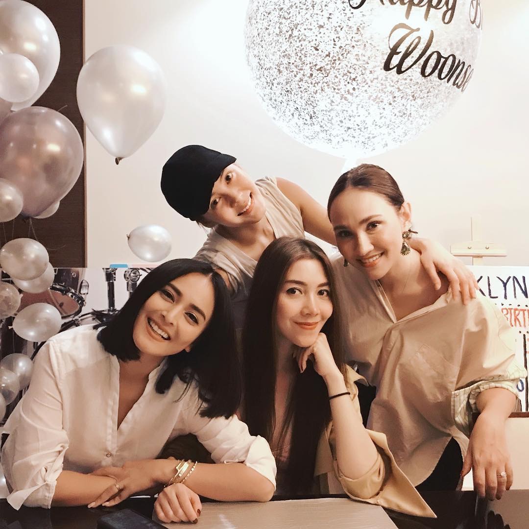 泰星Janie为好友Woonsen提前庆生 天使帮闺蜜团决裂之后再聚首