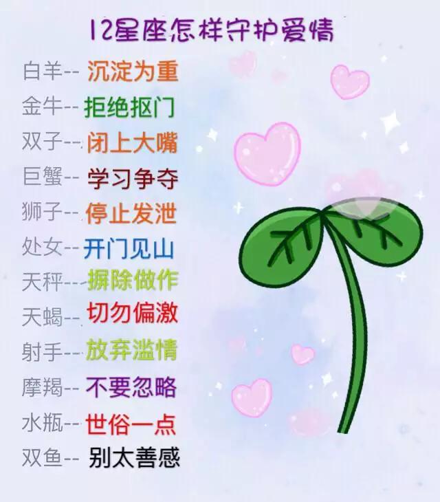 十二星座女生最性感的部位,12星座怎样守护爱情
