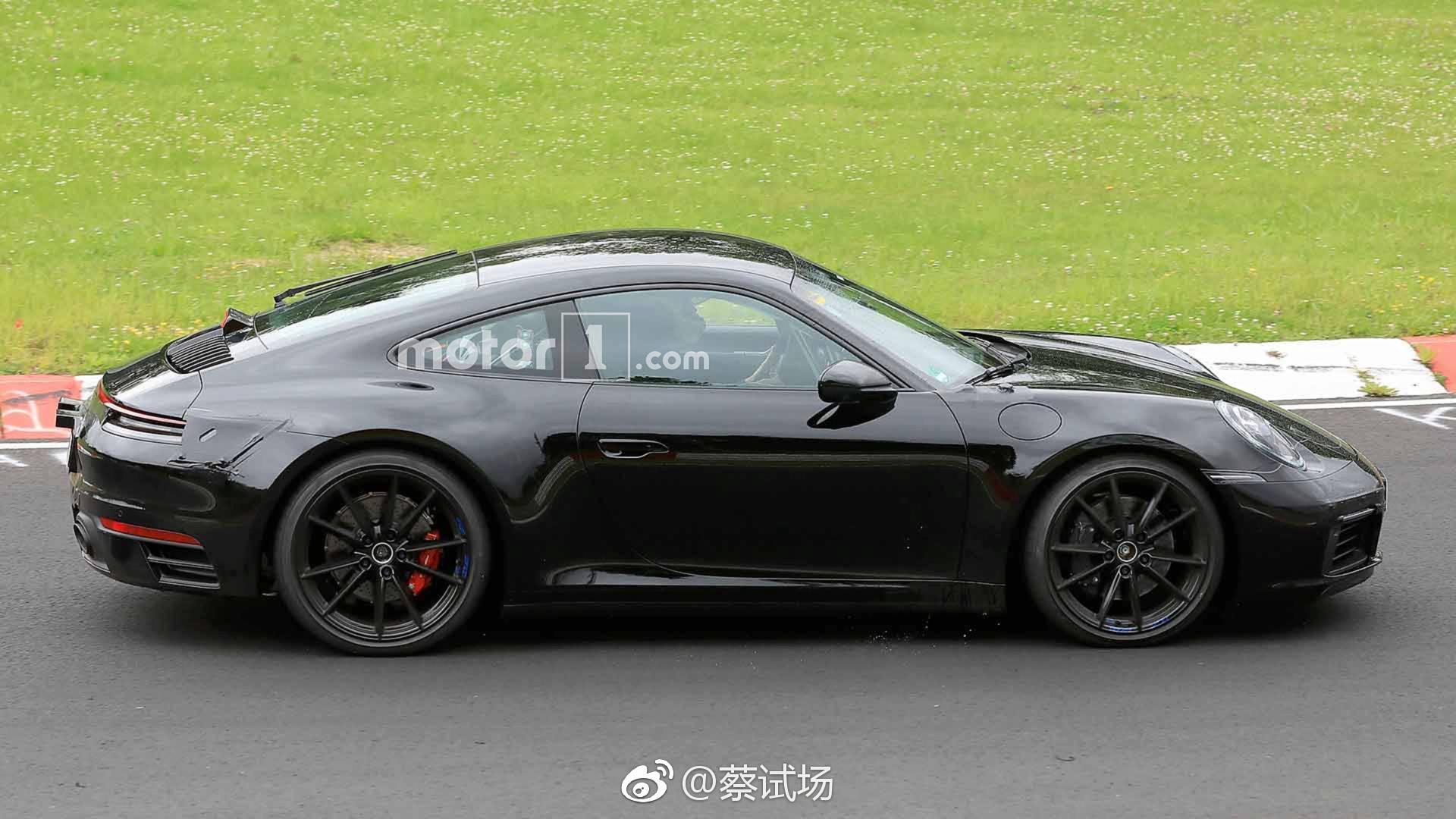 保时捷新一代911北环低伪曝光:新一代911代号992