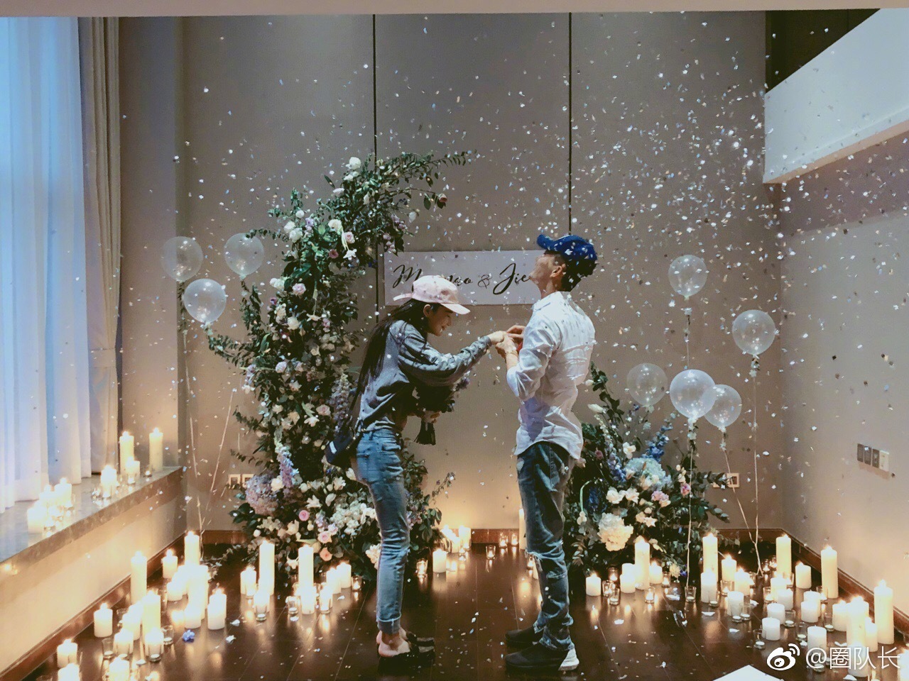 张馨予结婚了 张馨予刚刚在微博公布婚纱照片