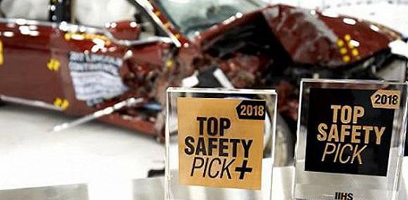 这九款车型被IIHS评定为2018年最安全车型