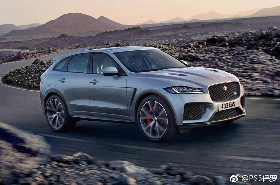 5.0 V8机增F-Pace SVR，550匹，689牛米，百公里加速4.3秒