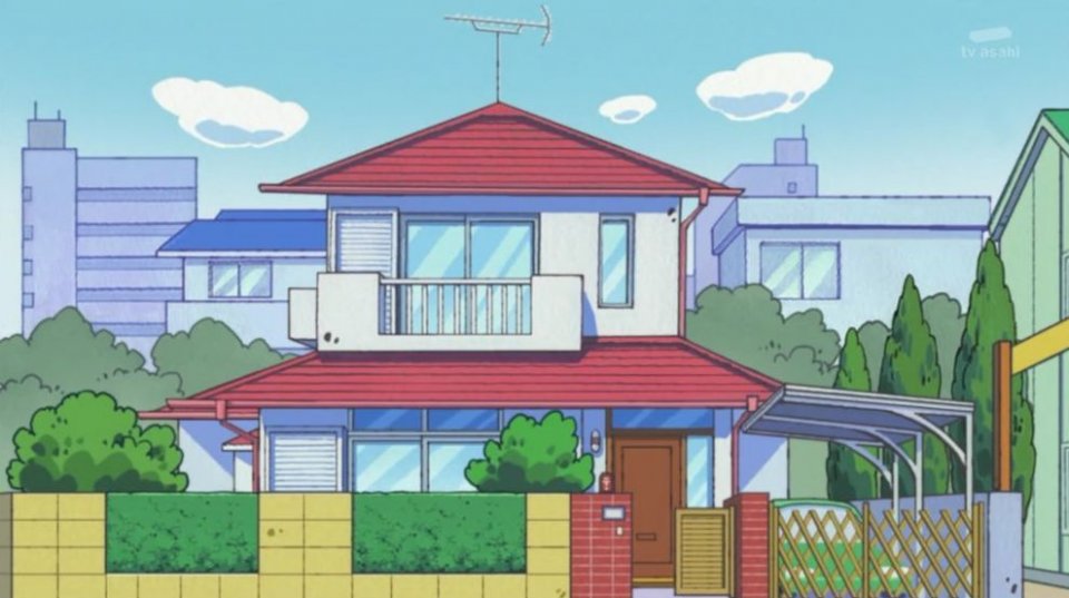 动漫中主角住的房子,貌不惊人的豪宅,原来大雄早是富二代