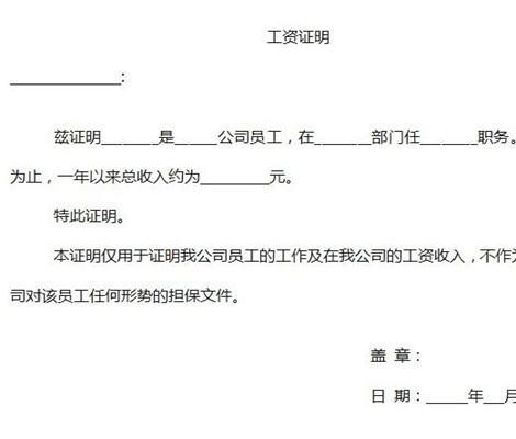 收入证明_收入证明的作用(3)