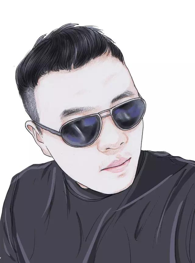 微信头像,中年大叔动漫版