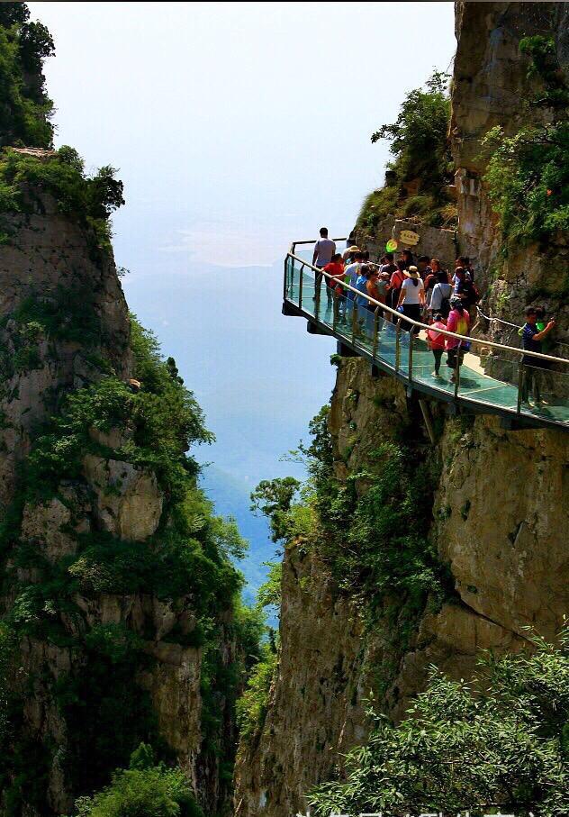 河南焦作云台山茱萸峰景色