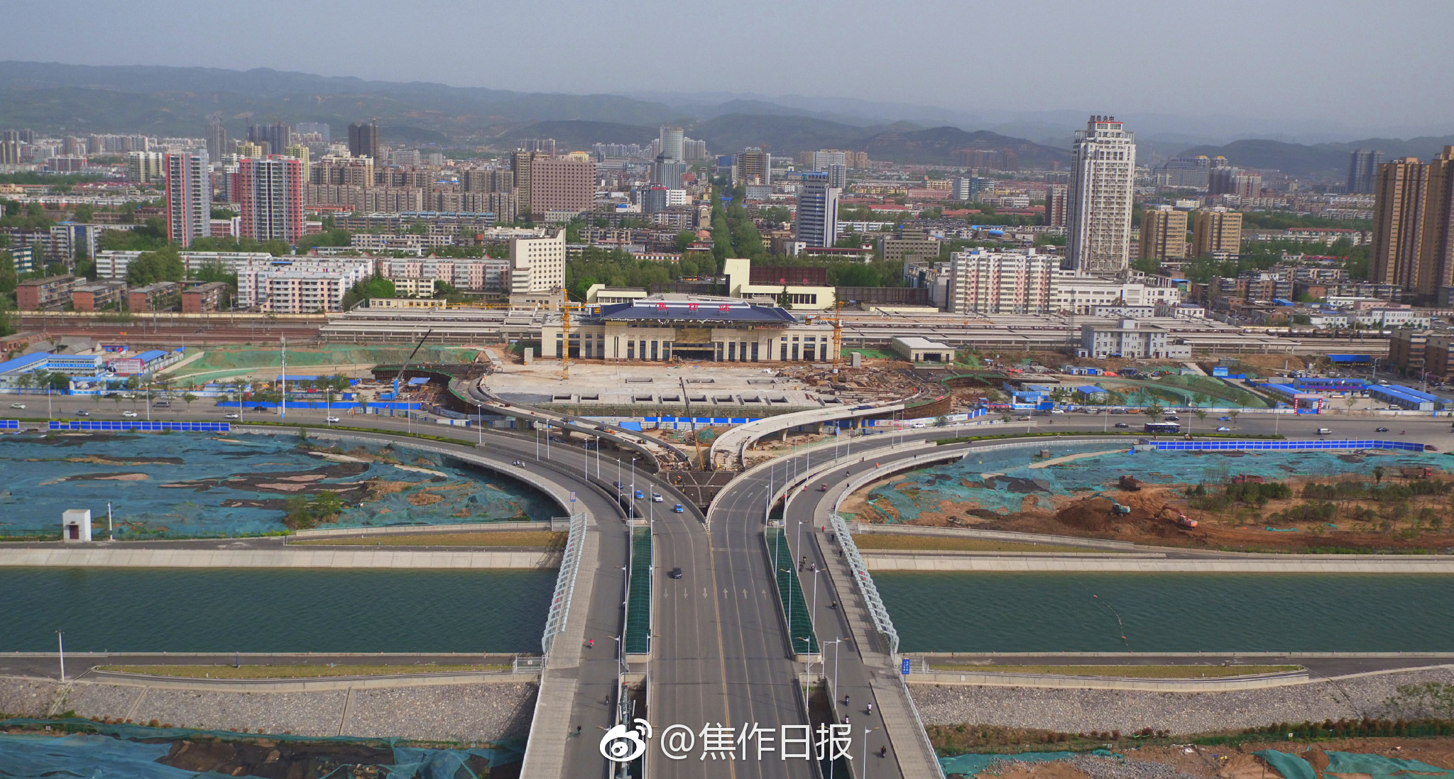 焦作火车站南站房 装修进入收尾阶段