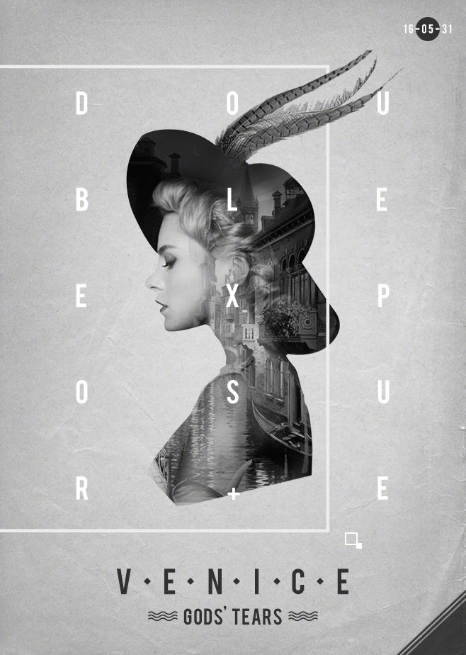 教你用photoshop设计双重曝光海报,简单粗暴,