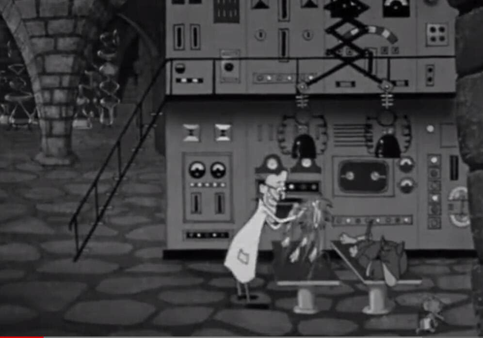 图解猫和老鼠被禁播的一集,千万不要在晚上看