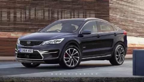 博越COUPE路试谍照曝光，神似宝马X6，豪华感爆棚