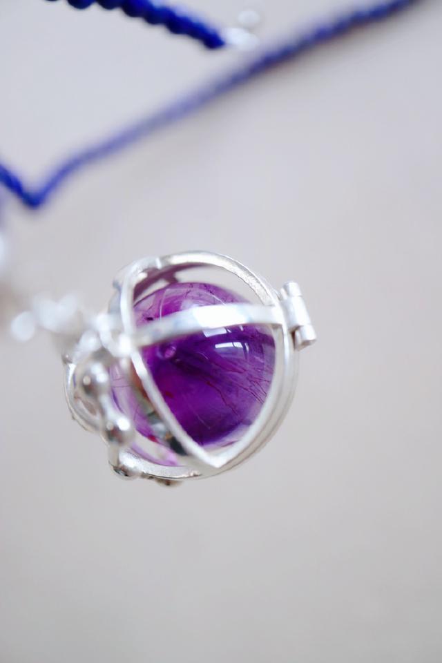 三轮骨干紫发晶是什么?有什么功效和作用?