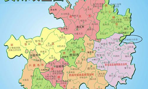贵州最大的县和最小的县, 旅游景点