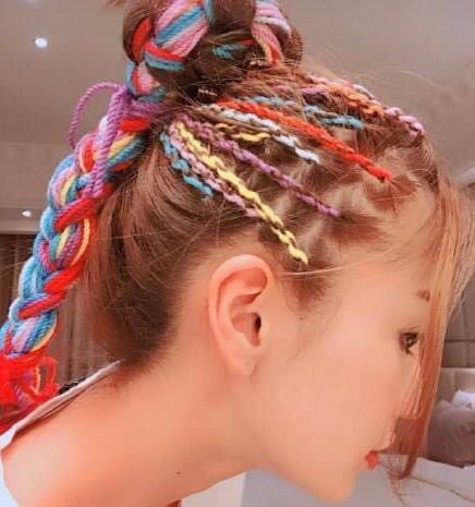 Angelababy新发型 小公主真的是什么发型都能