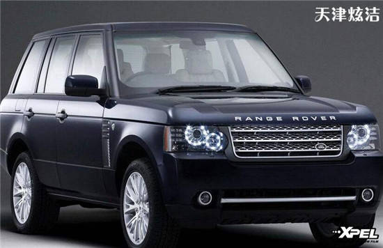 路虎揽胜装贴XPEL隐形车衣全程曝光-天津炫洁给你不一样的体验