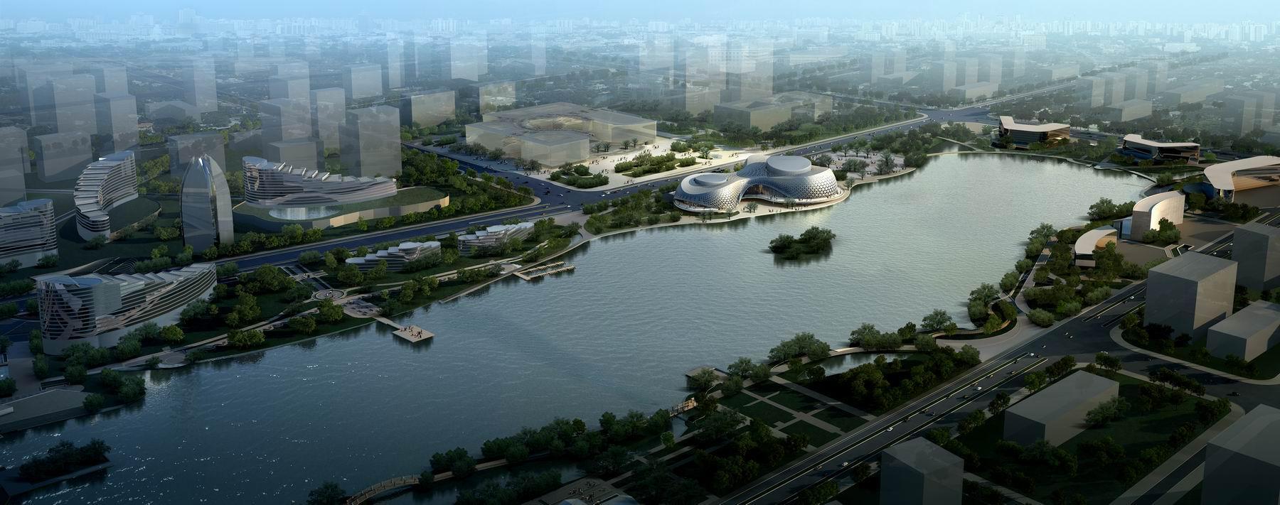 下沙金沙湖畔大剧院将于2021年年底完工|大剧院|金沙|下沙_新浪新闻