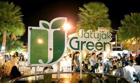 平时只有少数店铺营业    02复古草根夜市   jatujak green market