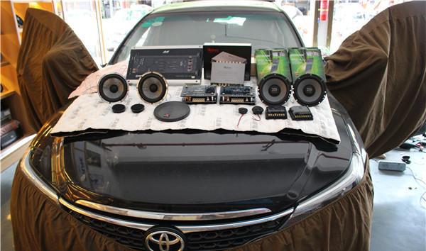 温州丰田锐志汽车音响改装之全车音响升级