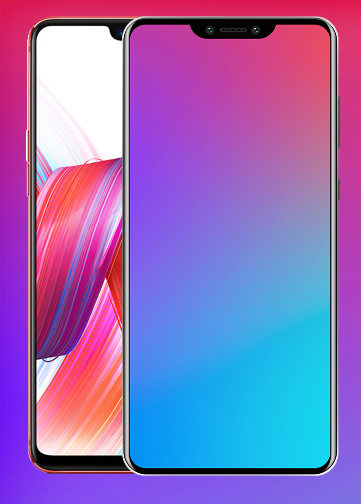 oppor15壁纸手机壁纸,oppor15出厂壁纸图片 刘海屏概念版华为nova3对比oppor15