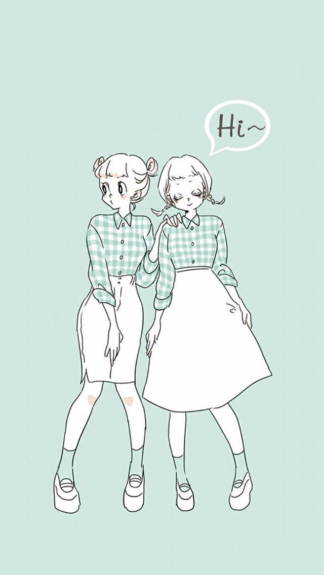 【怪酱和坏酱】闺蜜壁纸