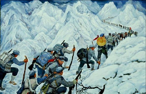长征雪山爬红军过草地,你知道那片草地是短视频奸臣图片