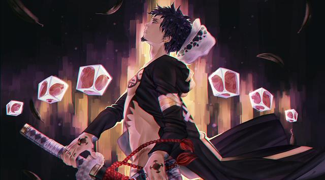 海贼王稳重的野心，特拉法尔加罗帅气壁纸