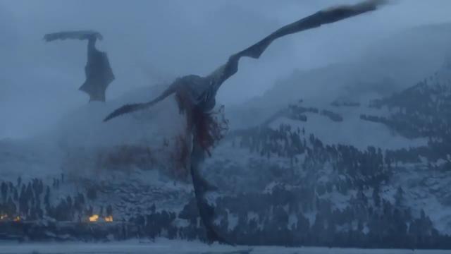 冰与火之歌,龙妈损失一条龙!接着和雪诺开始谈