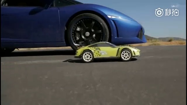 GTR RC遥控车挑战兰博基尼超级跑车？