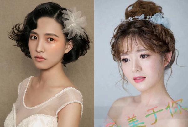 短发新娘也能美成仙, 22款短发新娘发型任选一款美美