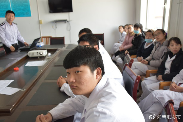 宝坻区大钟医院进行消防安全知识培训