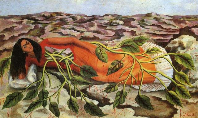 用灵魂和痛苦铺设艺术，墨西哥女画家弗里达经典画作赏析!