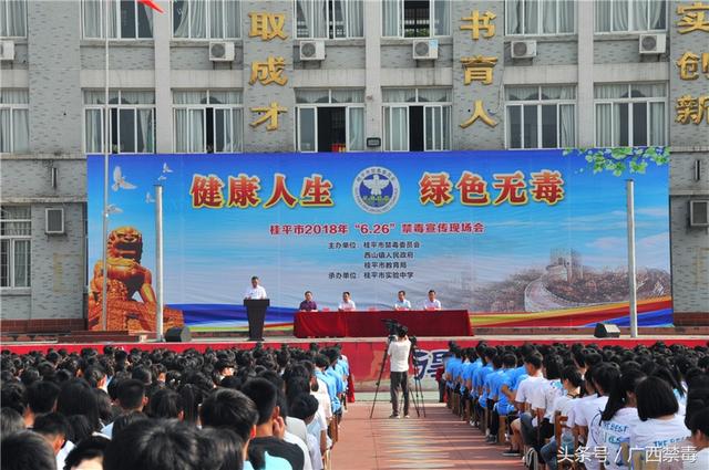 桂平市2018年6·26健康人生、绿色无毒召开