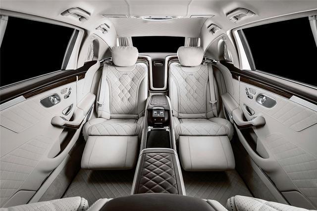 土豪陆地头等舱！迈巴赫S650 Pullman，后排异常夸张