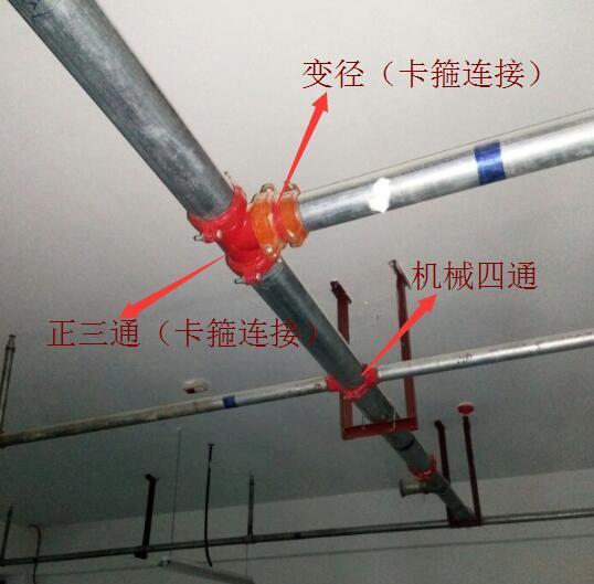 热力入口装置,包含如图所示管件