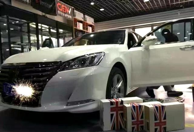 丰田皇冠升级英国brqal汽车音响