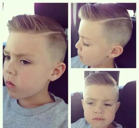 小男孩的发型帅的有很多款