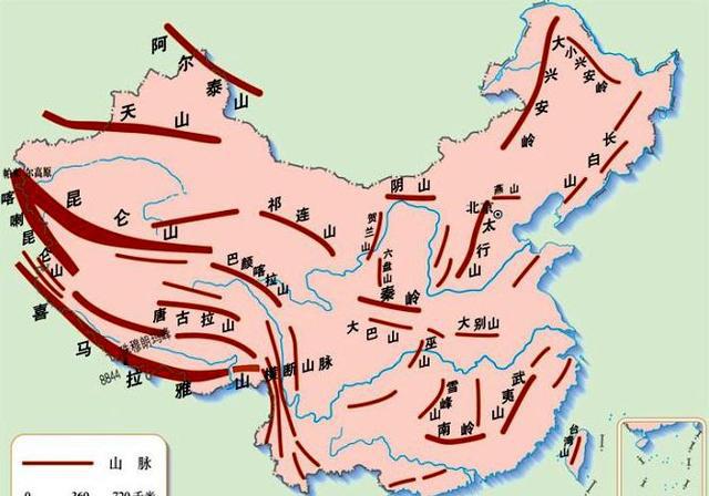 认识主要山脉了解大地的骨架秦岭穿越约伴