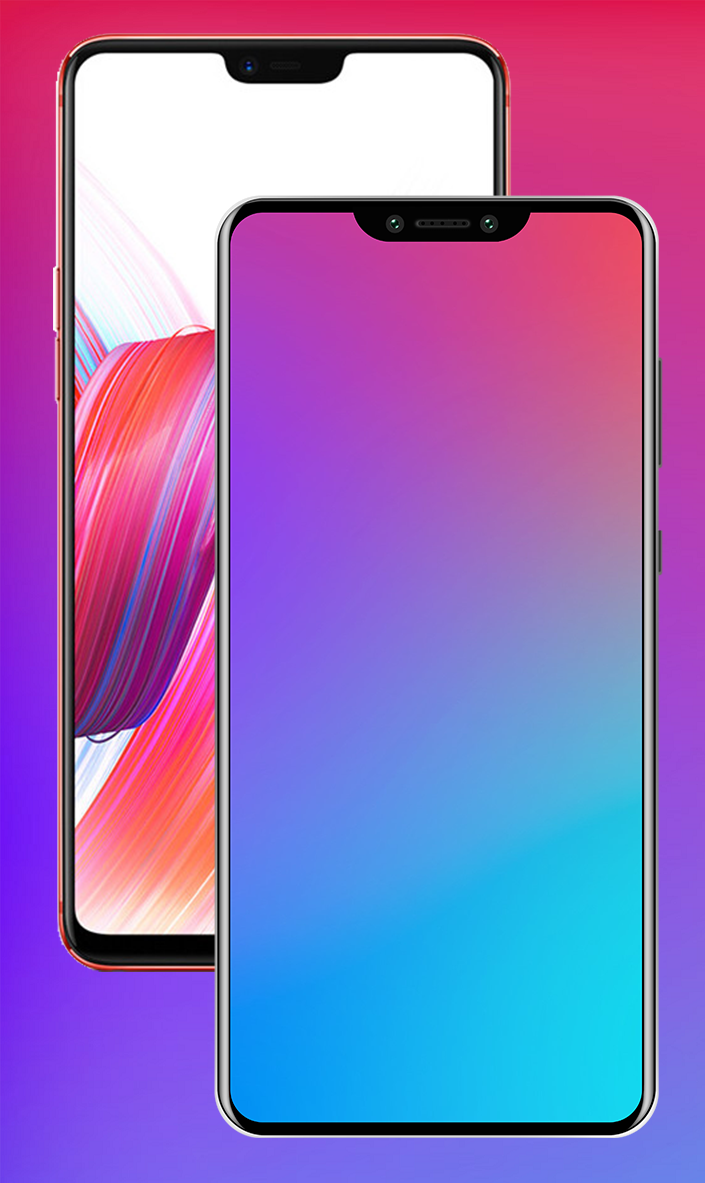 oppor15壁纸手机壁纸,oppor15出厂壁纸图片 刘海屏概念版华为nova3对比oppor15