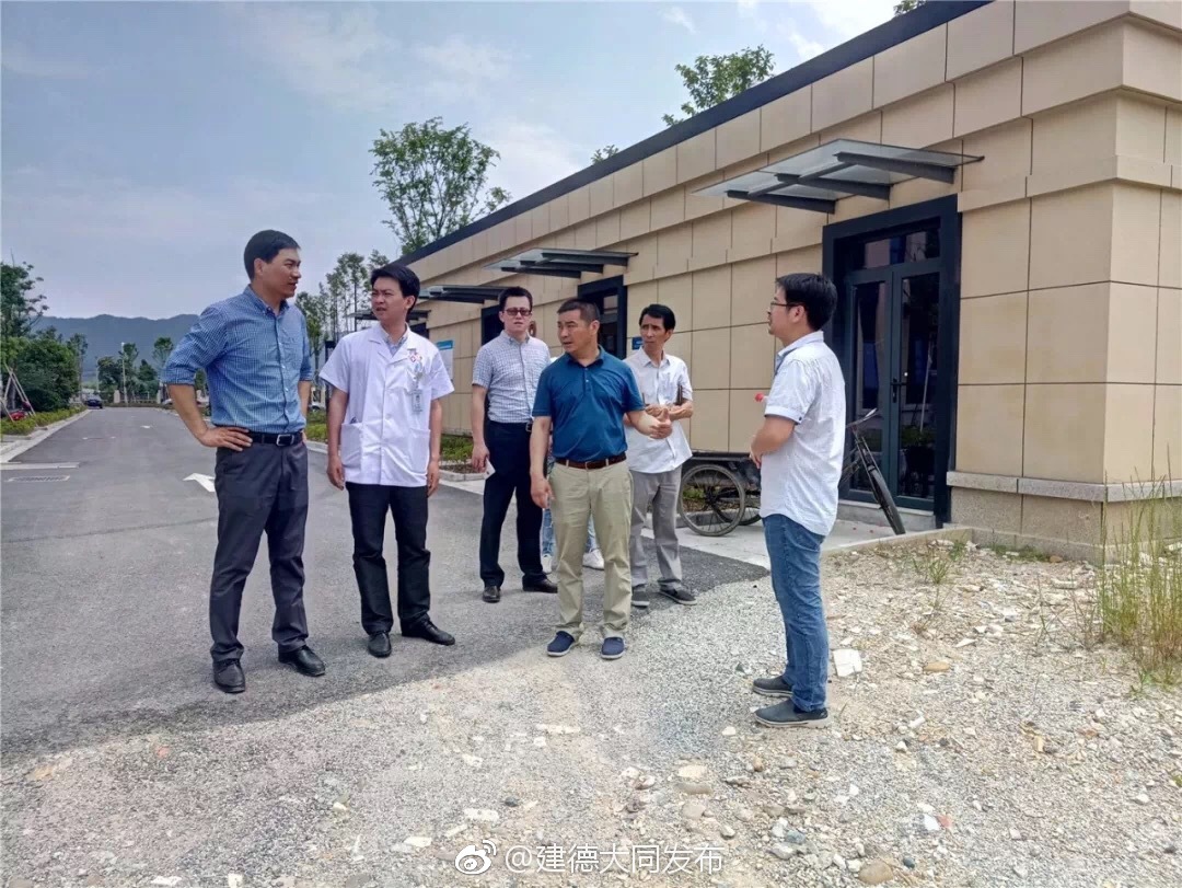 建德市副市长俞朝辉检查指导大同镇省级卫生乡镇创建工作