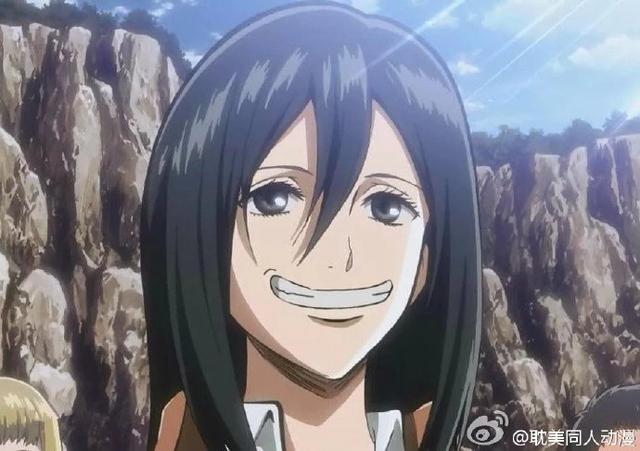 当三笠脸上洋溢着银桑的标准式笑容,就算是三爷男女通吃,配上这个表情