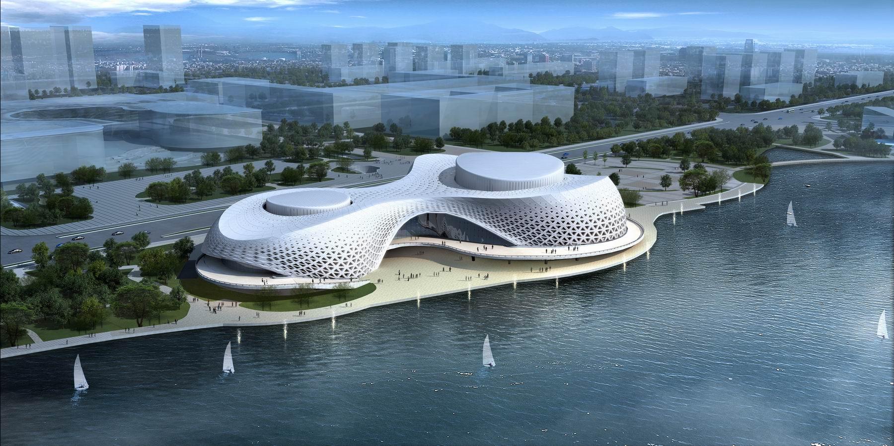 下沙金沙湖畔大剧院将于2021年年底完工