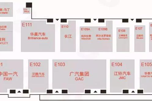 值得收藏！今年北京车展竟被这些品牌占据了？附品牌分布图