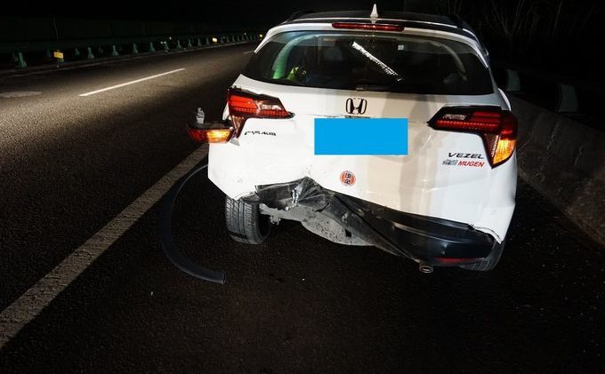 本田缤智遭雪铁龙追尾,现场无法直视,车主:怎么