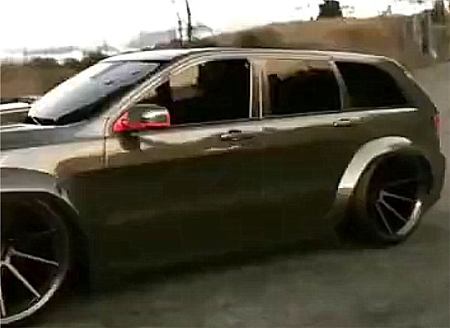 55万Jeep大切诺基被车主爆改，加装空气悬挂，外观酷似一辆超跑