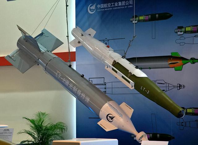 中国在引进俄罗斯kab-500l激光制导炸弹的基础上开发除了lt-2制导炸弹