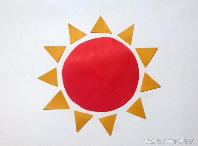 一学就会的低龄幼儿简笔画--我的太阳(亲子创意手工教程)