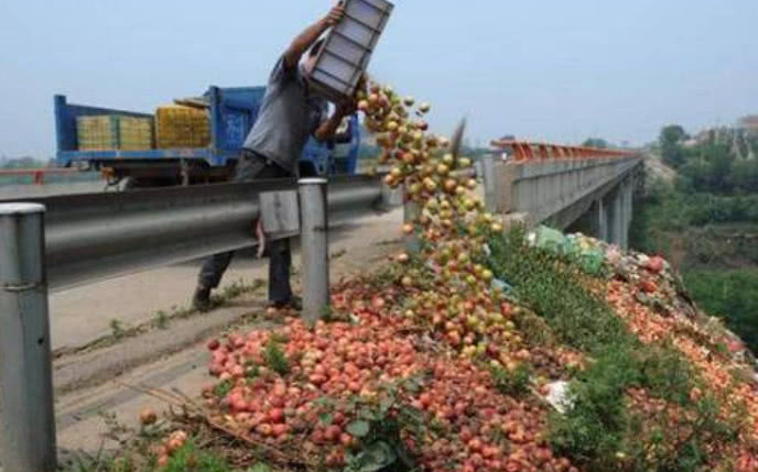 今年国内的荔枝都滞销了,农民气愤之下直接踩